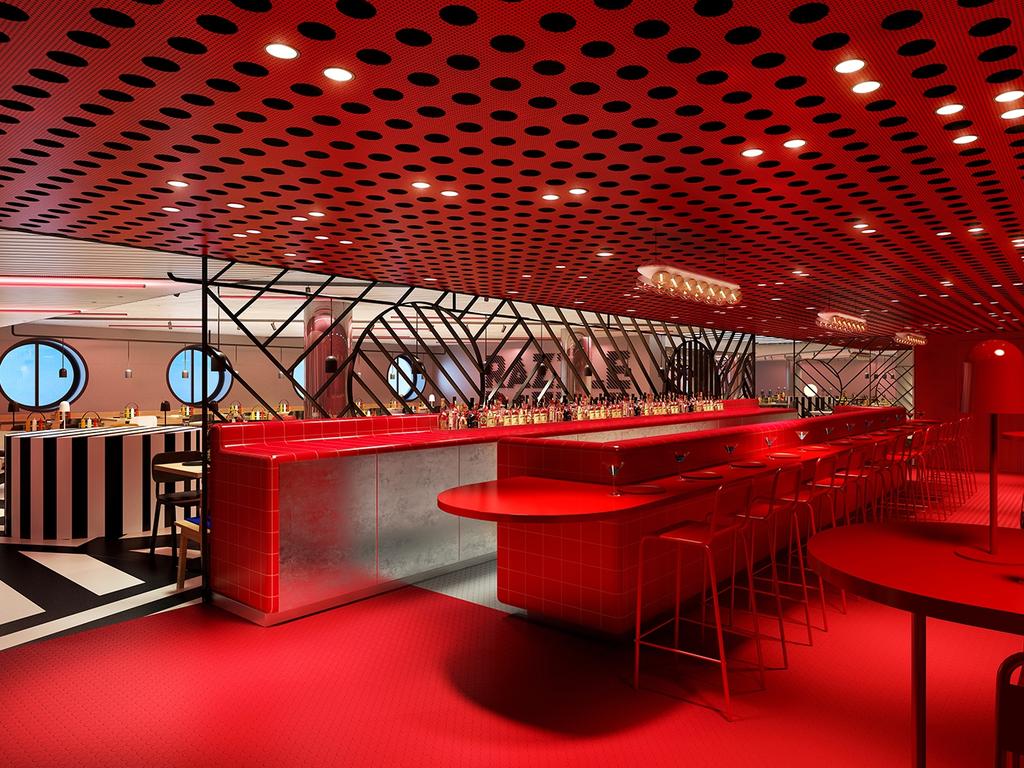 On-board Virgin Voyages' new ship, Scarlet Lady. Picture: Virgin Voyages