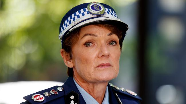 NSW Police Commissioner Karen Webb said she was “nervous” about how the ACT’s decision to decriminalise drugs could affect NSW. Picture: NCA NewsWire/ Nikki Short