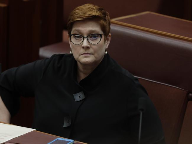 Foreign Minister Marise Payne. Picture: Sean Davey