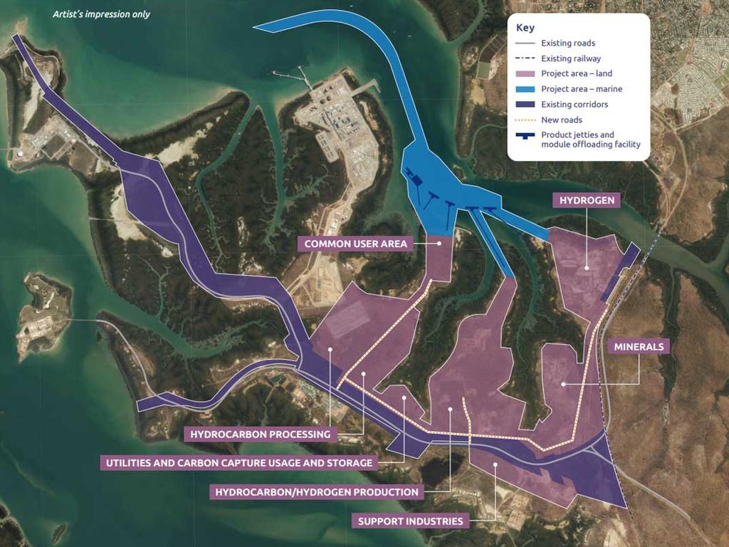 NT government outline of the Middle Arm Sustainable Development Precinct.