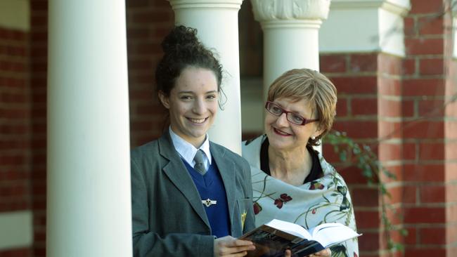 Principal Julie Ryan (right) received a Medal of the Order of Australia (OAM).