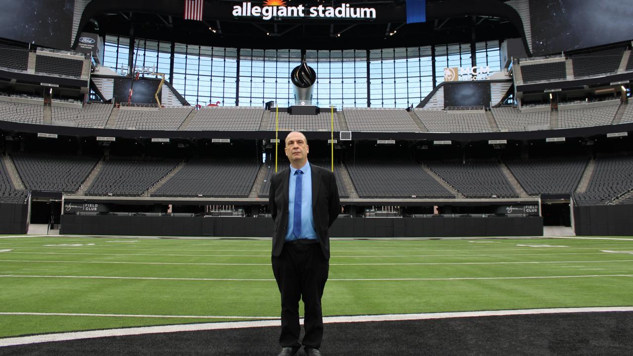 ARL Commission chair Peter V'landys at Allegiant Stadium in Las Vegas. Credit: Supplied