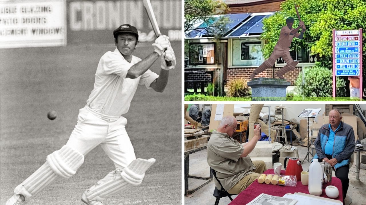 Bryn Walters’ dream to build a statue of Test cricket legend dad Doug ...