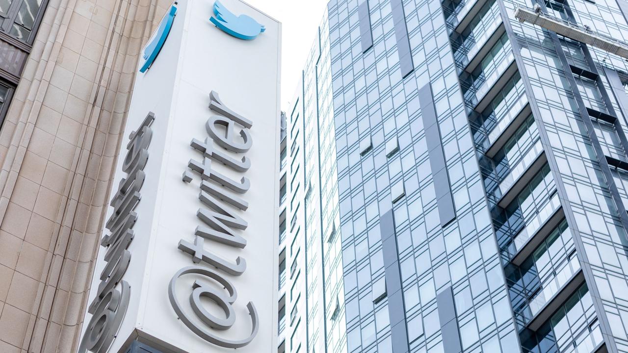 Twitter HQ in San Francisco has a new boss – billionaire Elon Musk. Picture: Constanza Hevia/AFP