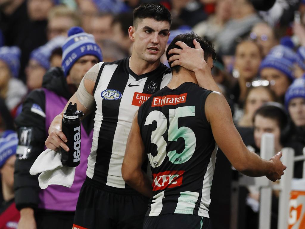 Brayden Maynard is one Magpie that won’t make the trip to Perth. Picture: Michael Klein
