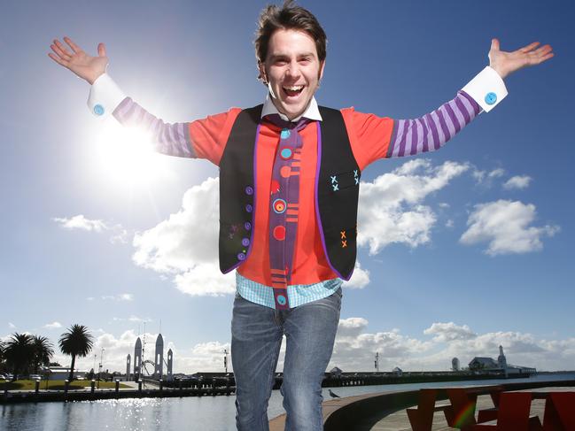 ABC Kids superstar Jimmy Giggle promoting his upcoming October  show at GPAC,  Geelong.  Picture: Peter Ristevski