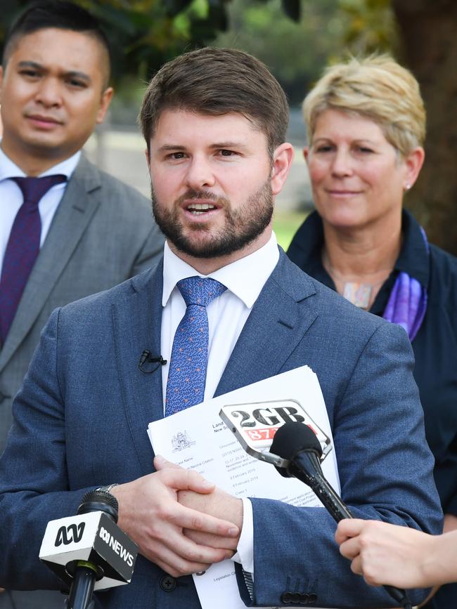 EDO NSW chief executive David Morris speaks outside the court last Friday. Picture: AAP