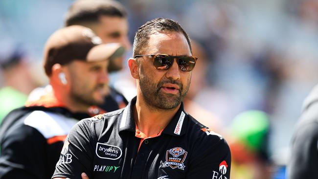 Benji Marshall isn’t worried by the criticism over his trip to Fiji, with the Wests Tigers coach adamant his team needed time away from footy. Picture: Jenny Evans/Getty Images