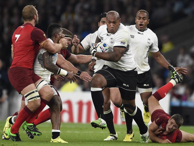 Nemani Nadolo proved a real handful for the England defence.