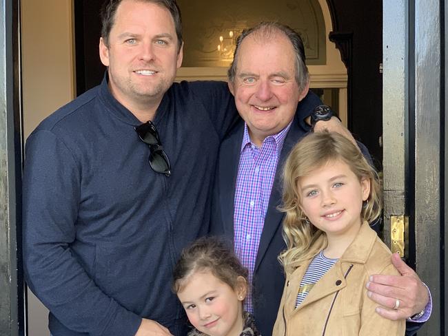 Nick Fordham with his daughter and his father John Fordham, who has sadly died following a long battle with cancer. Picture: Nick Fordham