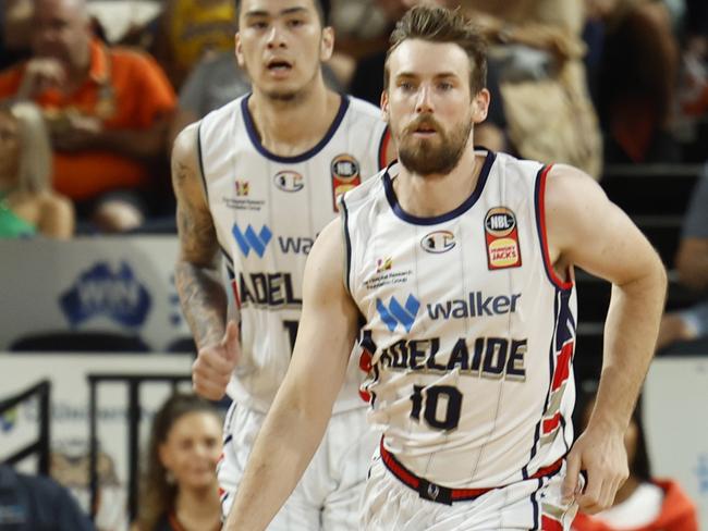 Mitch McCarron in action for the 36ers this year. Picture: Brendan Radke