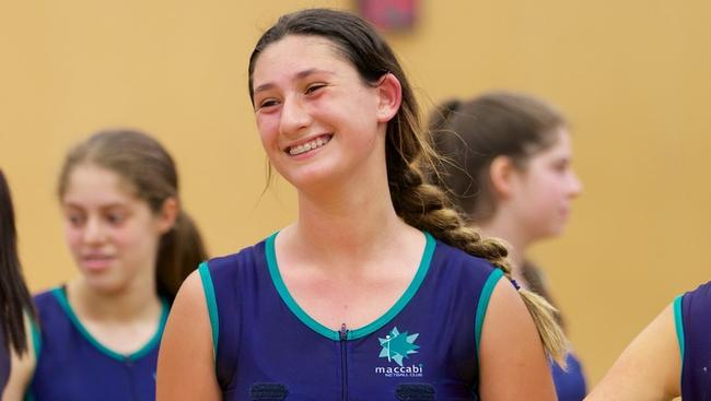Yasmin Halas earned a spot in the NSW State Maccabi team last year.t4