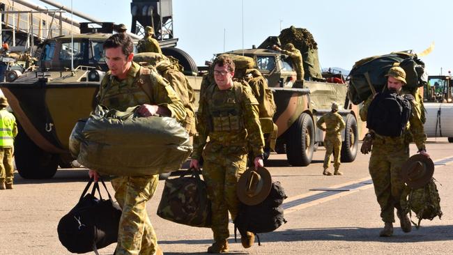 Australia is yet to increase ADF personnel in Bahrain. Picture: Natasha Emeck