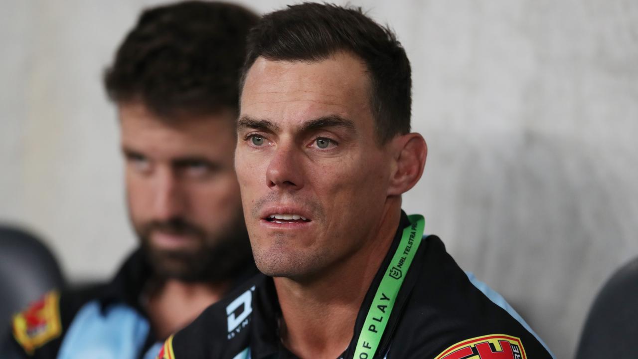 John Morris was dumped as Sharks coach on Tuesday. Picture: Matt King/Getty Images