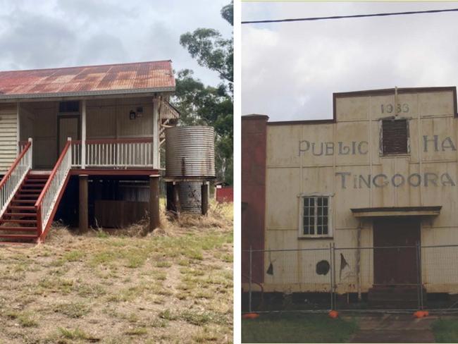 Goodger Hall and Tingoora Hall.