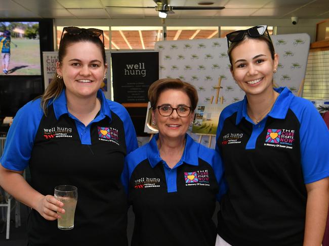 Hannah Bosworth, Melissa Kotze and Alana Carbone. Picture: Evan Morgan