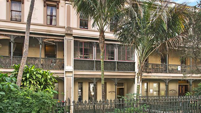 The Millers Point sell-offs has already reaped tens of millions of dollars, with more units still to be sold. Pictured is several properties due to go.