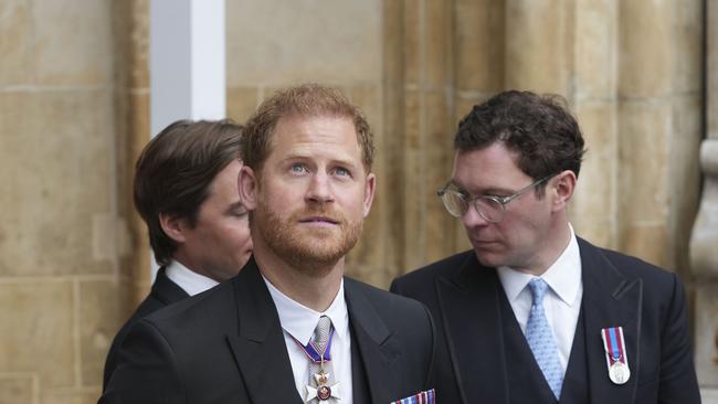 Prince Harry jetted out of London as soon as the coronation finished. Picture: Getty Images