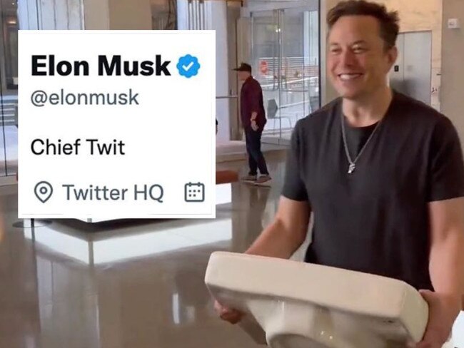 Musk’s Twitter stunt. Picture: Twitter / @elonmusk