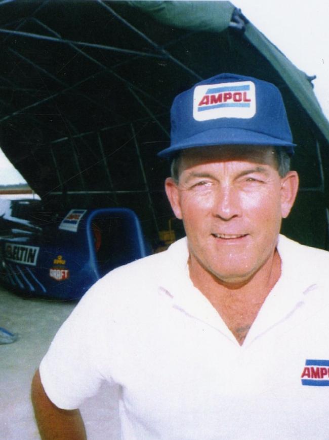 Rosco McGlashan at Lake Gairdner, in far west SA in 1995.