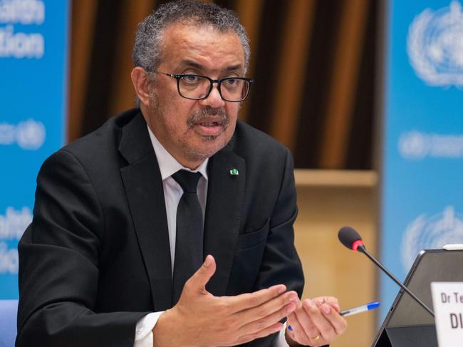 WHO director-general Tedros Adhanom Ghebreyesus. Picture: AFP