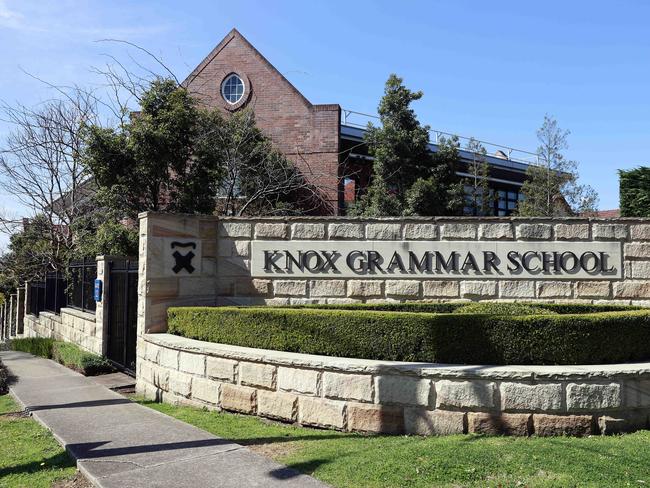 Knox Grammar School was 2021’s richest school, with a gross income of more than $112 million. Picture: Tim Hunter