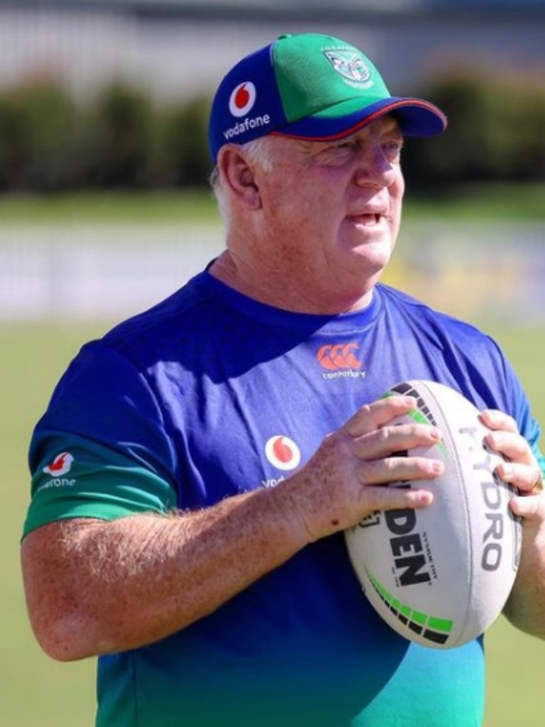 Phil Gould at the Warriors. Pic: Instagram https://www.instagram.com/p/CKVVGBuLLS7/