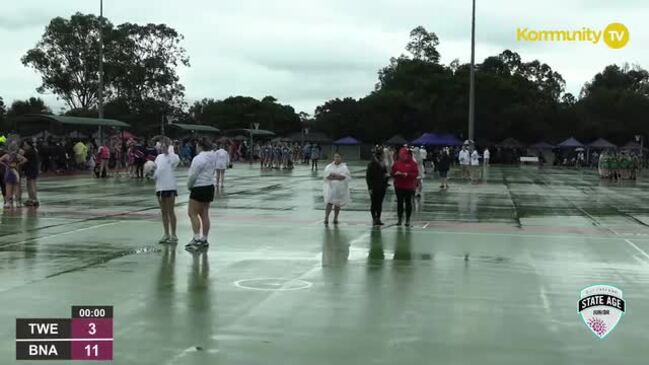 Replay: Netball Queensland State Age Titles - Tweed Green v Brisbane Red (U14)