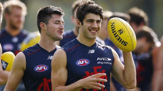 Christian Petracca debuted last weekend. Picture: Wayne Ludbey