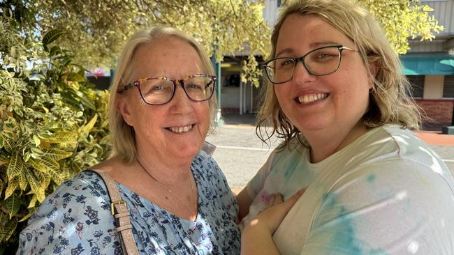 Westcourt residents Linda Clarke and Emma Parkes opted for early voting at the Cairns Showgrounds on Monday, October 14 ahead of the 2024 state election.