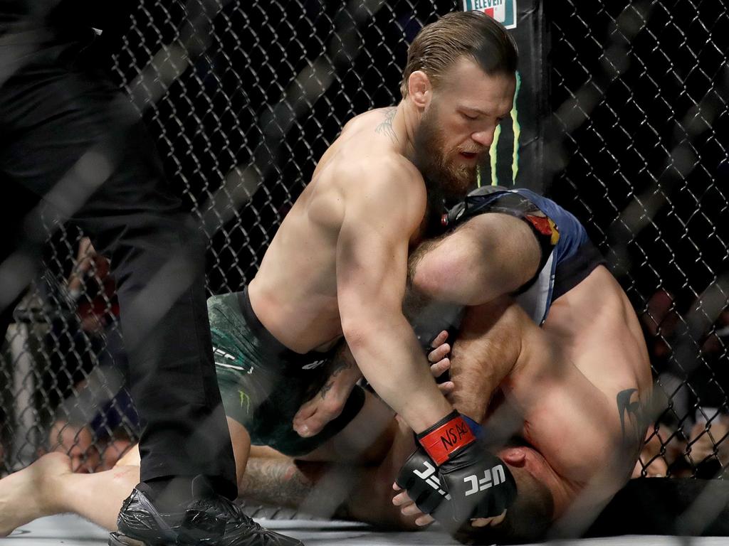 McGregor finished it without a hair out of place.