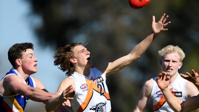 Harrison Jones in action for Calder Cannons in the NAB League. Picture: Andy Brownbill