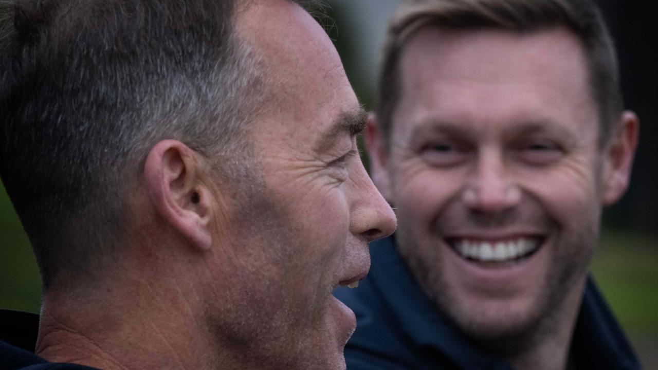 Coach Alastair Clarkson is leaving the club and handing it over to Sam Mitchell. Picture: Tony Gough