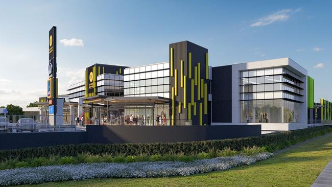 Artist's impression of the exterior of the $65 million Hope Island Marketplace shopping centre.