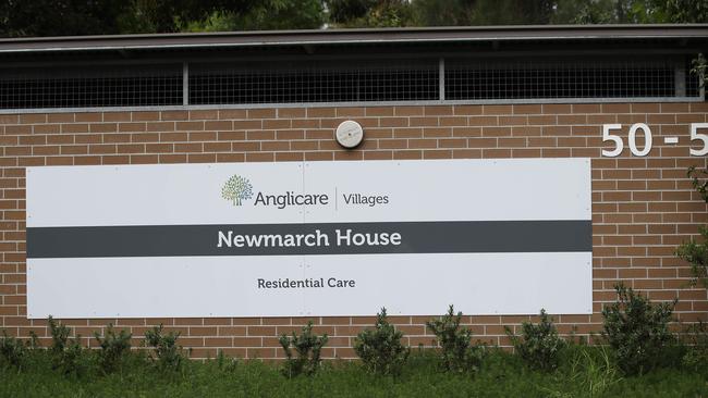 The Newmarch House aged care home in Sydney’s west.