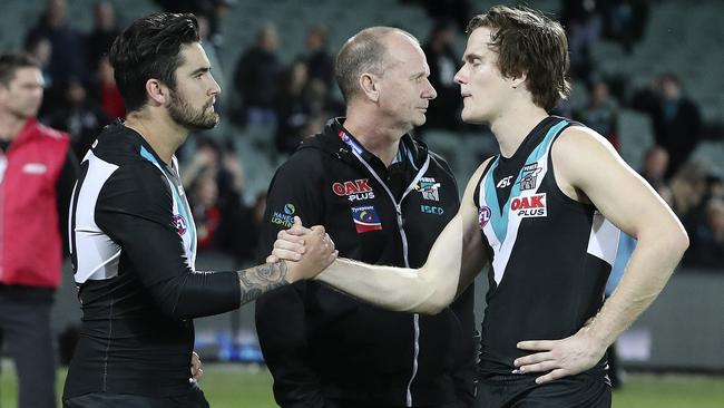 Chad Wingard and Jared Polec departed in the same off-season. Picture: Sarah Reed