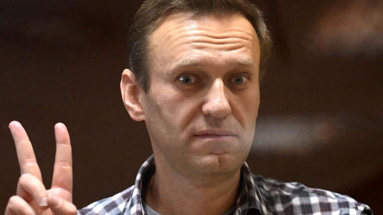 Russian opposition leader Alexei Navalny has been sent to a brutal penal colony south of Moscow for two-and-a-half years. Picture: Kirill Kudryavtsev/AFP