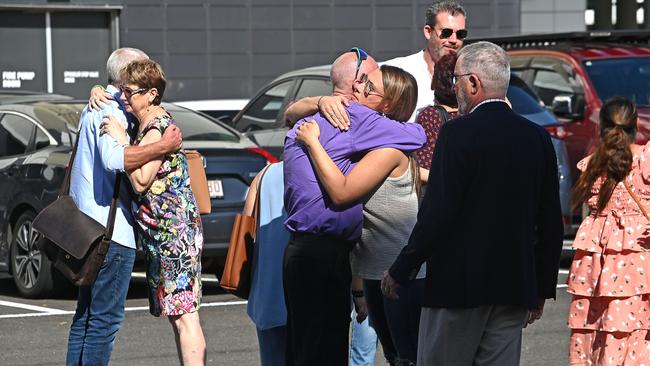 Friends and family of the three women killed attended Maroochydore District Court on Thursday. Picture: NewsWire / John Gass