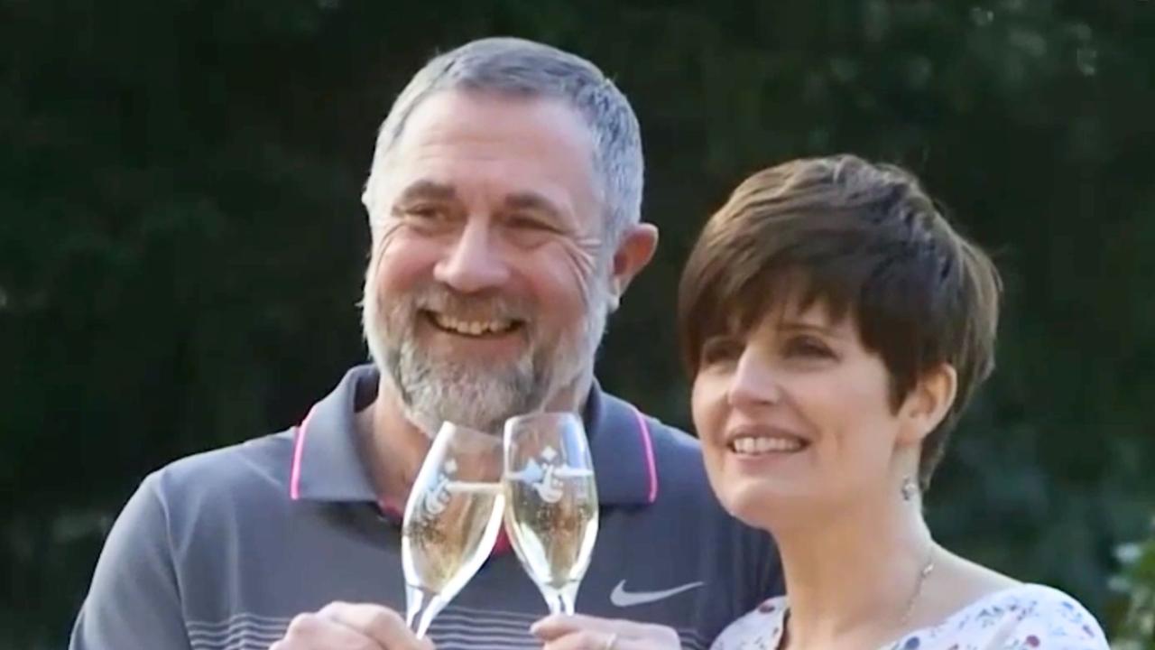 Gerry and Lisa Cannings bagged millions of dollars in a lottery. Now they're separated. Picture: The Sun