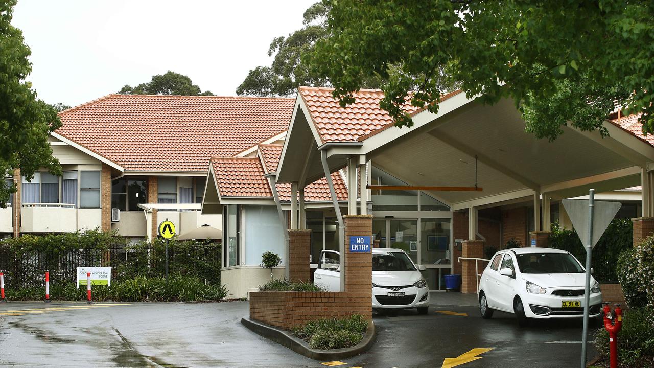 The Dorothy Henderson Lodge is in lockdown after a spate of COVID-19 cases. Picture: John Appleyard