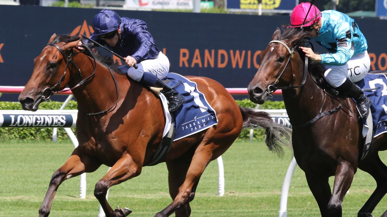 Learning To Fly scored a gutsy win in the Reisling Stakes last start. Picture: Grant Guy