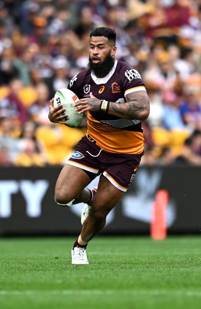 Brisbane needs a hit man not a locomotive. Payne Haas pictured. NRL PHOTOS