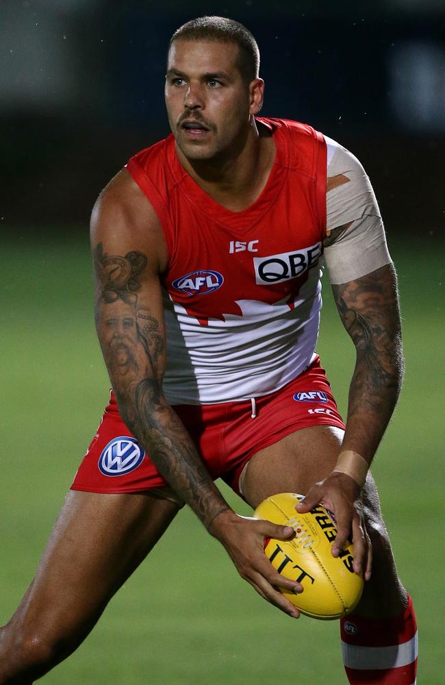 Sydney’s Lance Franklin is also among the highest earners. Picture: Wayne Ludbey