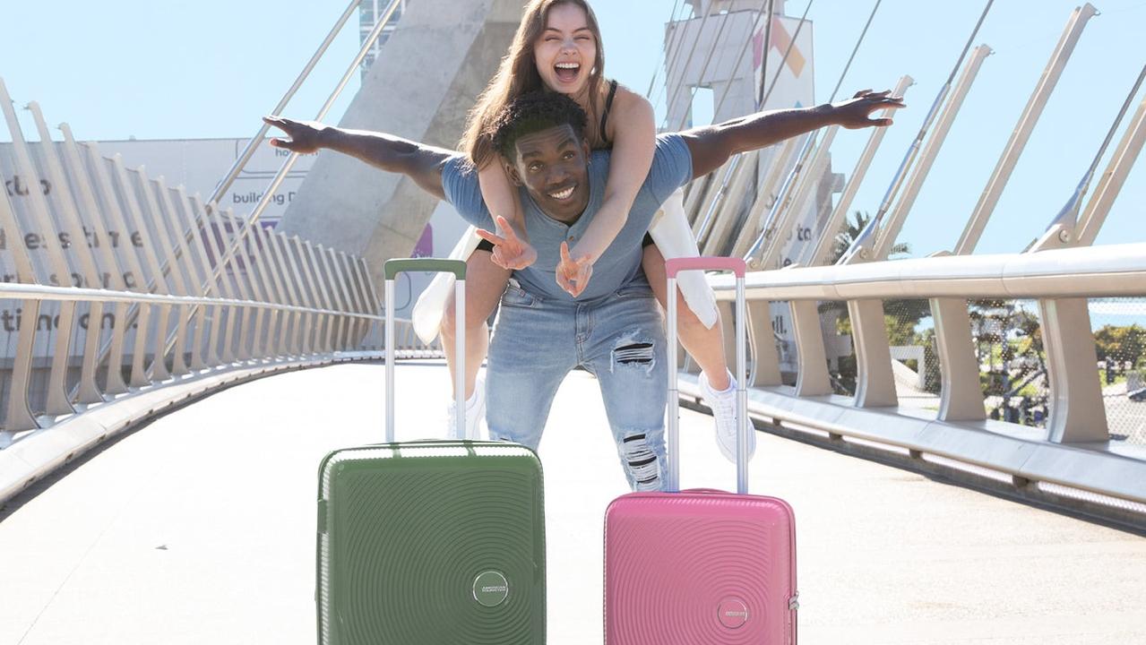 Women's designer carry online on luggage