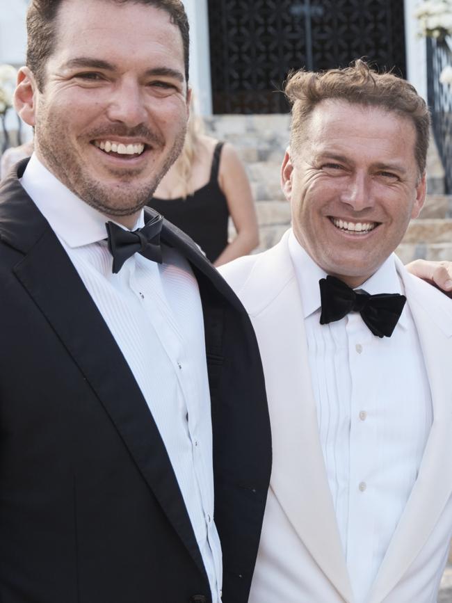 Karl Stefanovic with brother Peter Stefanovic.