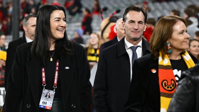 Laura Kane’s role as GM of footy under Andrew Dillon has been split. (Photo by Quinn Rooney/Getty Images)