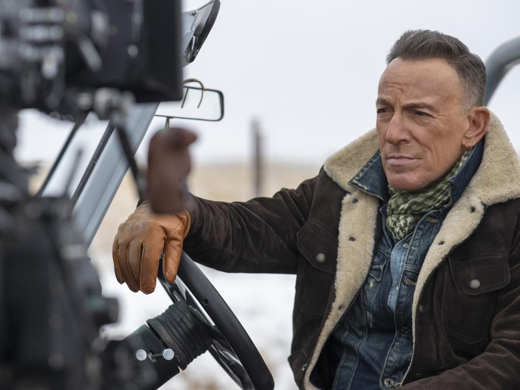 Bruce Springsteen in a scene from Jeep’s Super Bowl ad. Picture: Supplied