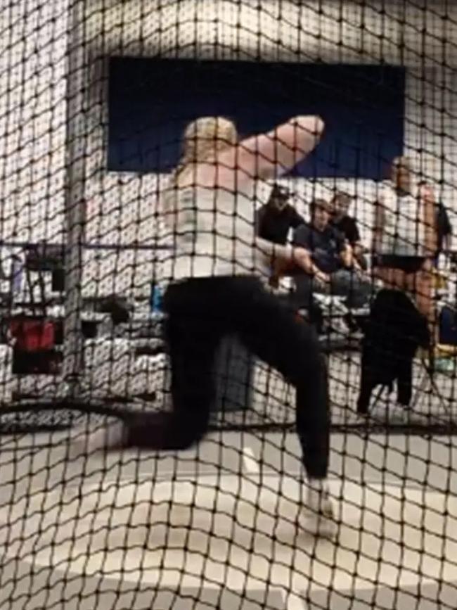 Mya Lesnar set a new school record in the shot put at Colorado State University at the start of the 2023 track and field season. Picture: Mya Lesnar