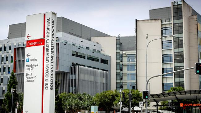 Oscar-winner Tom Hanks was discharged from Gold Coast University Hospital after he contracted coronavirus, but his wife Rita Wilson remains in isolation at the facility. Picture: AFP