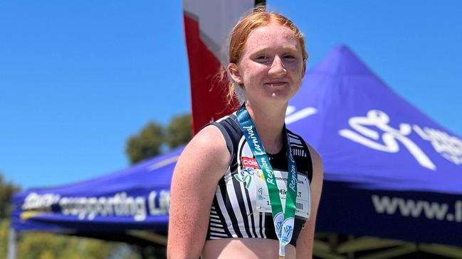 Mikayla Talbot. Picture: Albury Little Athletics.